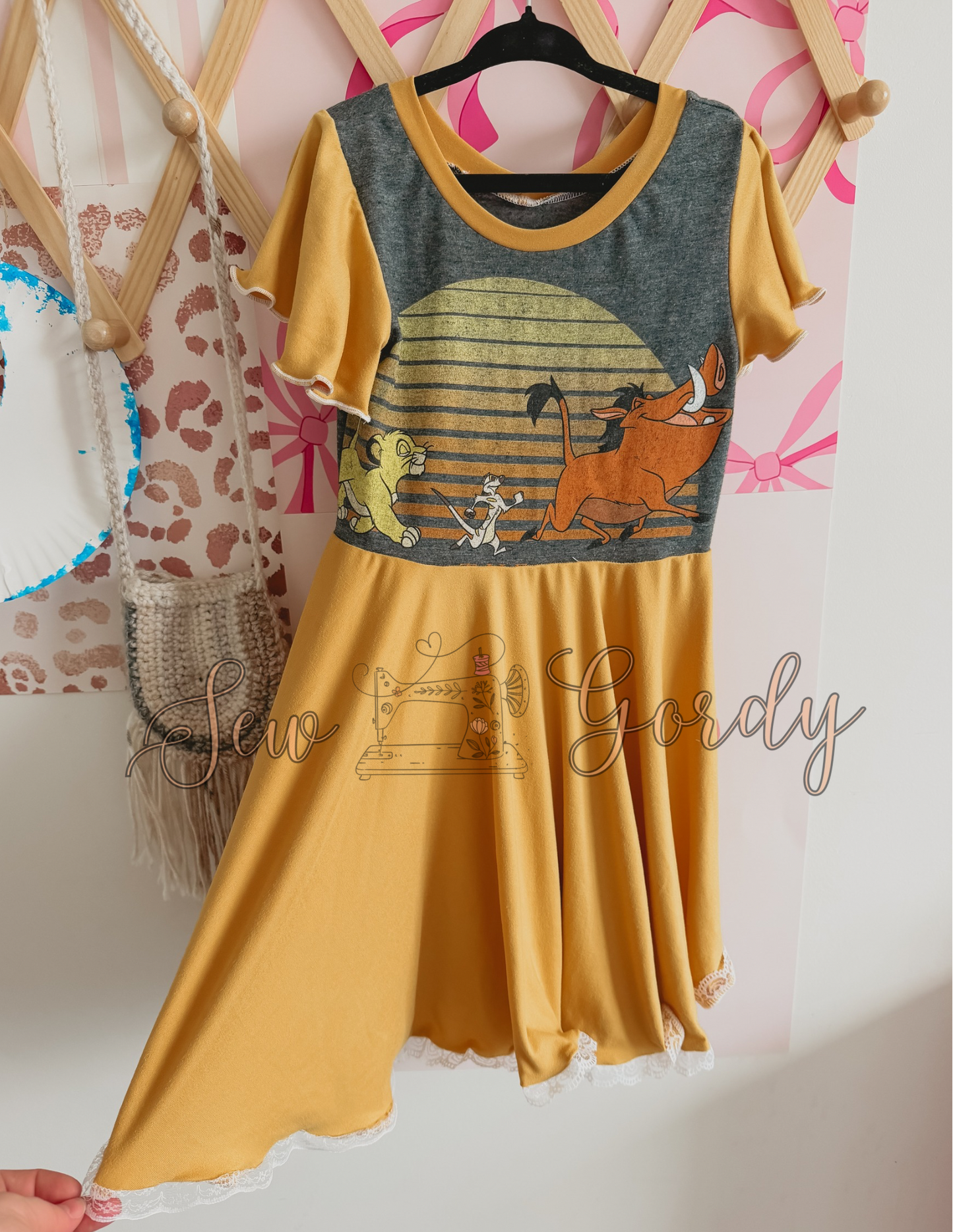 6Y LK  Adi Dress Upcycle