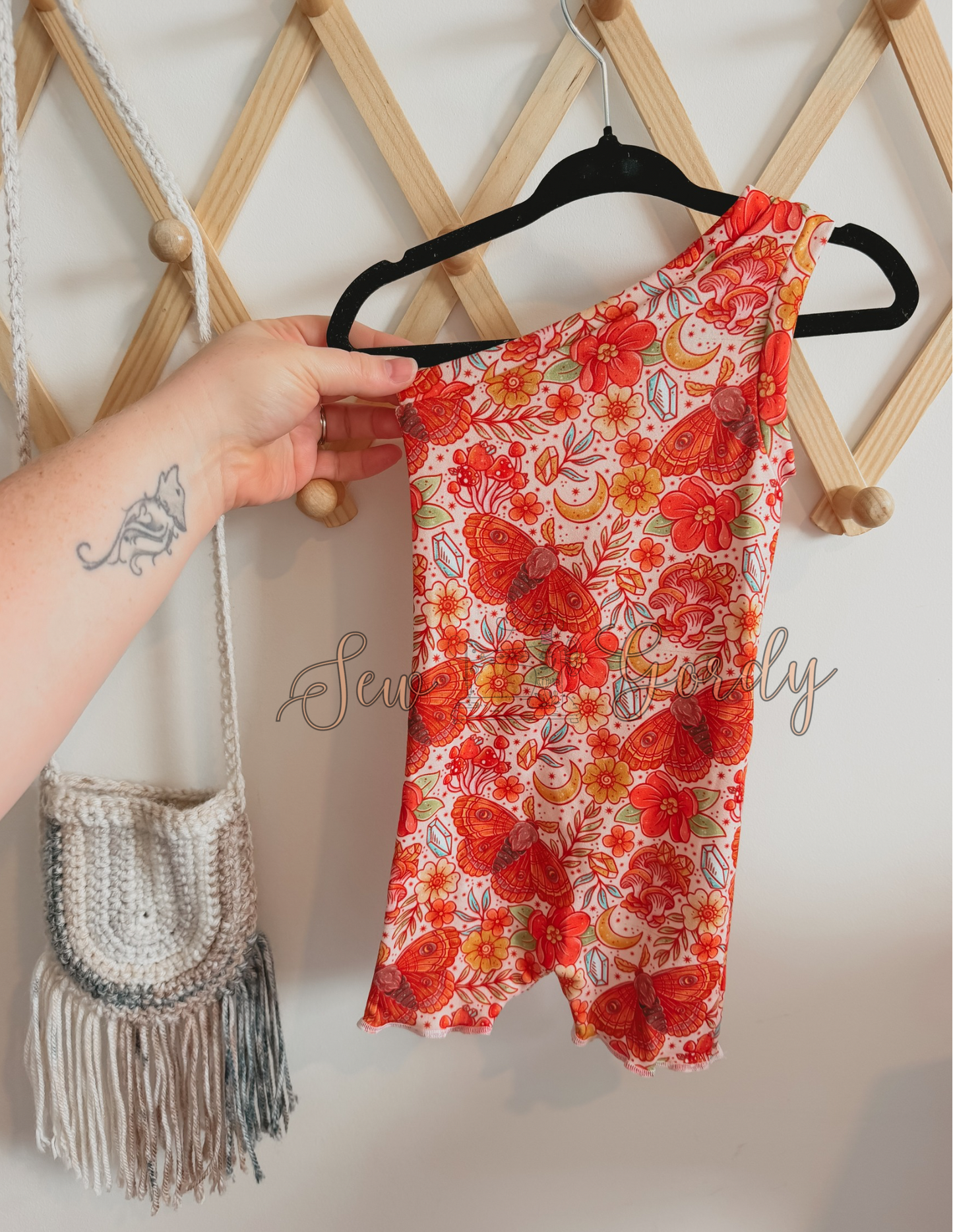 Floral One Shoulder Leo