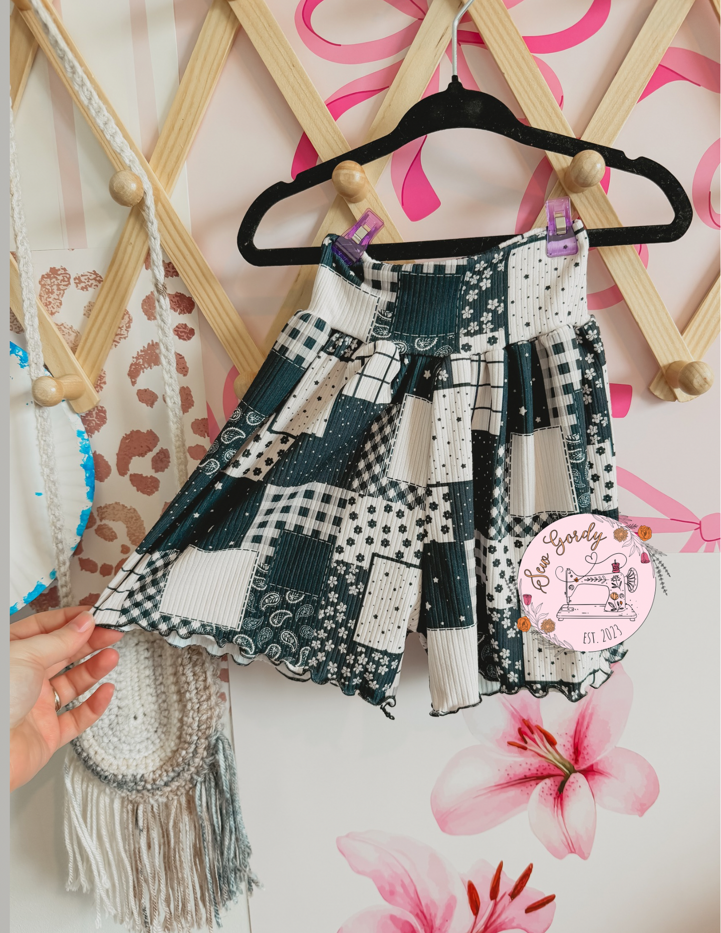 Patchwork Flow Shorts