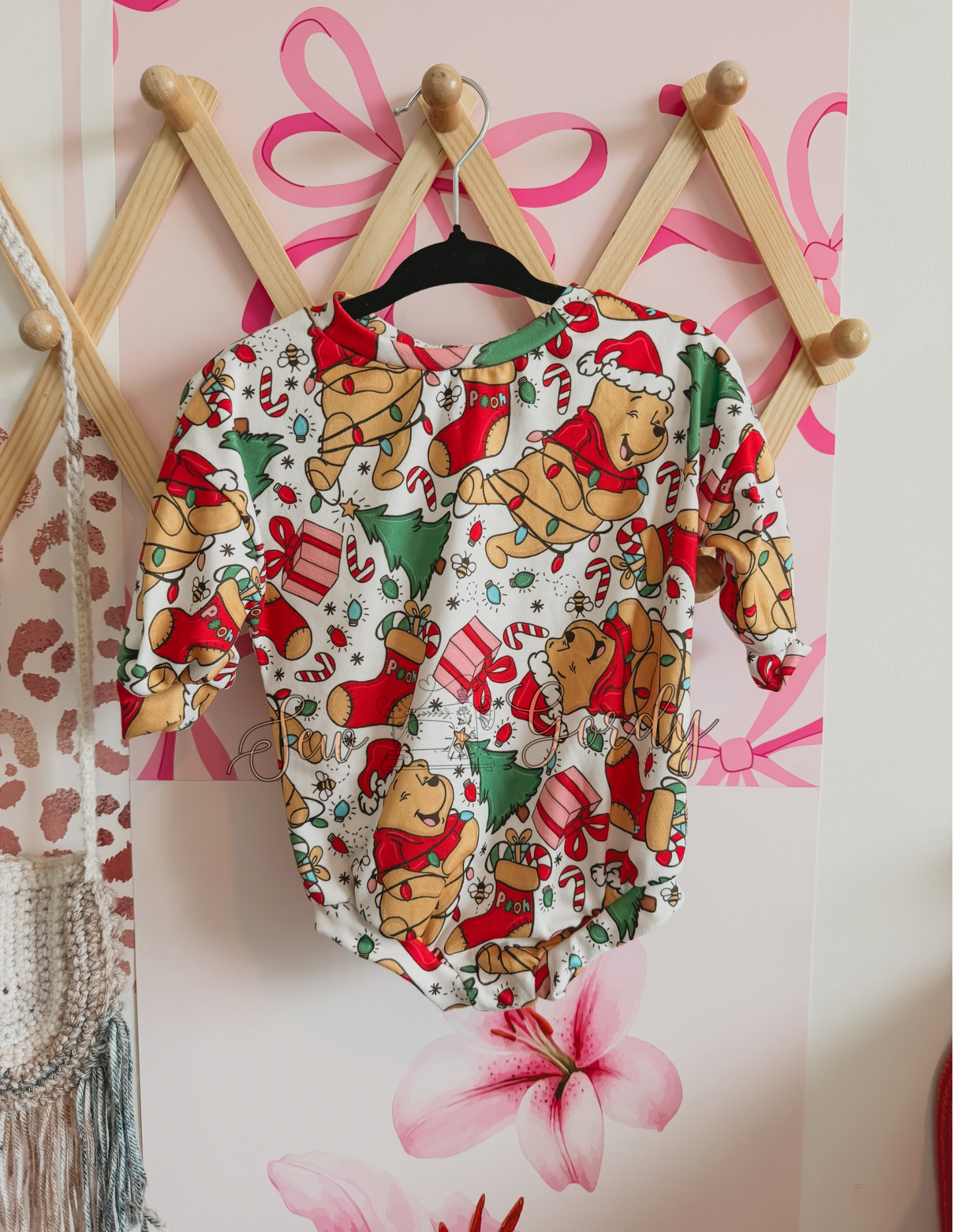 3/6 Bear Sweater Romper